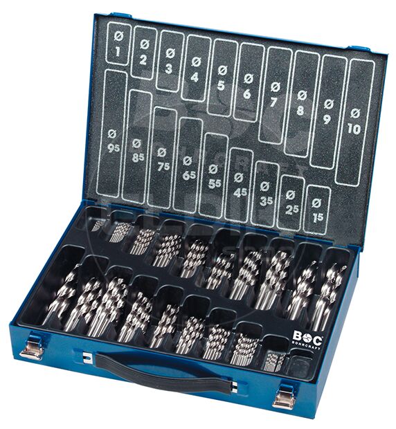 Bohrcraft 11201410170 Borenkoffer MG170 1-10 x 0,5 170 dlg HSS-G