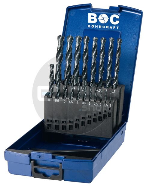 Bohrcraft KR10 Metaalboorset 1,0 - 10,0 x 0,5 | 19-delig - 11001330019
