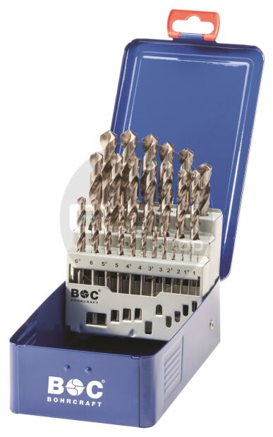 Bohrcraft MG13 Metaalboorset 1,0 - 13,0 x 0,5 | 25-delig - 11201310025