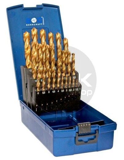 Bohrcraft KT13 Metaalboorset Tin 1,0 - 13,0 x 0,5 | 25-delig - 11301330025