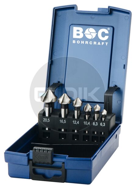 Bohrcraft PM 6 Verzinkboorset 90° 6,3 - 20,5 | 6-delig - 17141330006