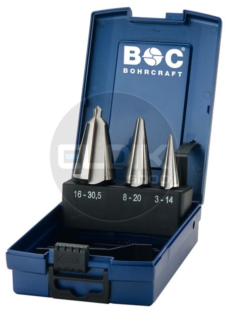 Bohrcraft 17401330003 Plaatborenset 3,0 - 30,5 | 3-delig