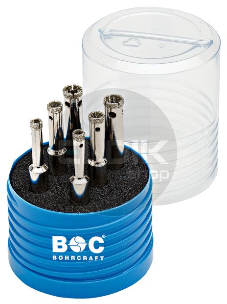 Bohrcraft 27031430006 Diamant tegelboorset 6-10 mm 6 dlg Basic