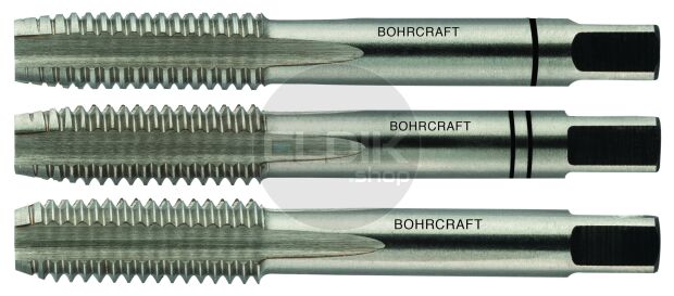Bohrcraft 41031100038 Handtappen DIN 352 HSS-G BSW 3/8"x16