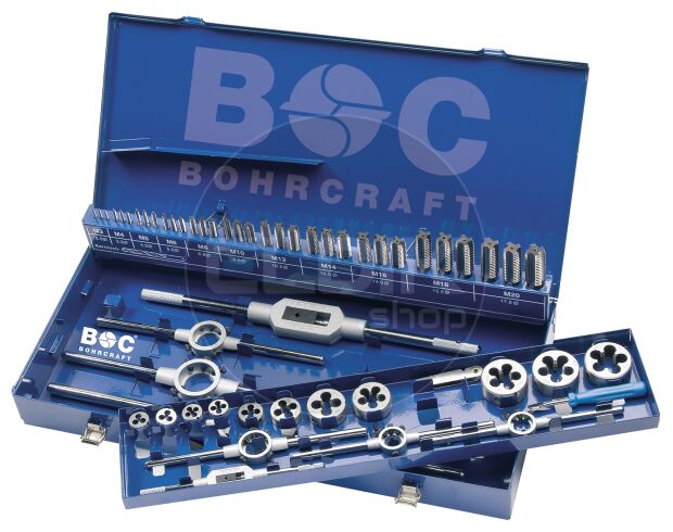 Bohrcraft GW20 Draadsnijset 54 delig M3 - M20 - 60001410054