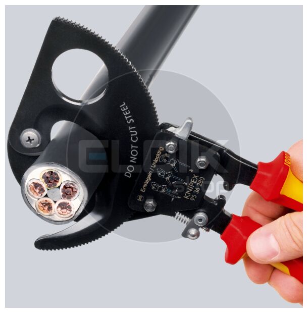 Knipex 95 36 280 Kabelschaar Ø 52 mm - 380 mm² VDE