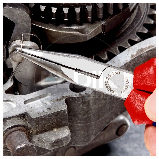 Knipex 25 01 160 Radiotang recht + zijsnijder 160 mm