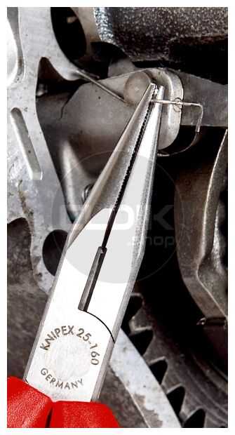 Knipex 25 01 160 Radiotang recht + zijsnijder 160 mm