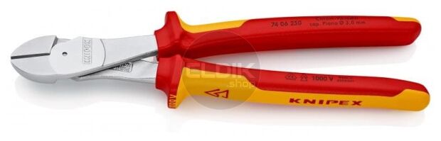 Knipex 74 06 250 Kracht-Zijsnijtang comfort 250 mm VDE