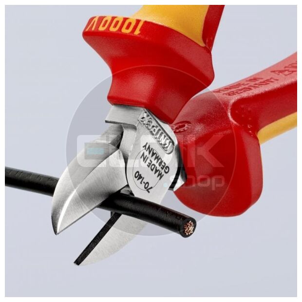 Knipex 70 06 140 Zijsnijtang verchr./comfort 140 mm VDE