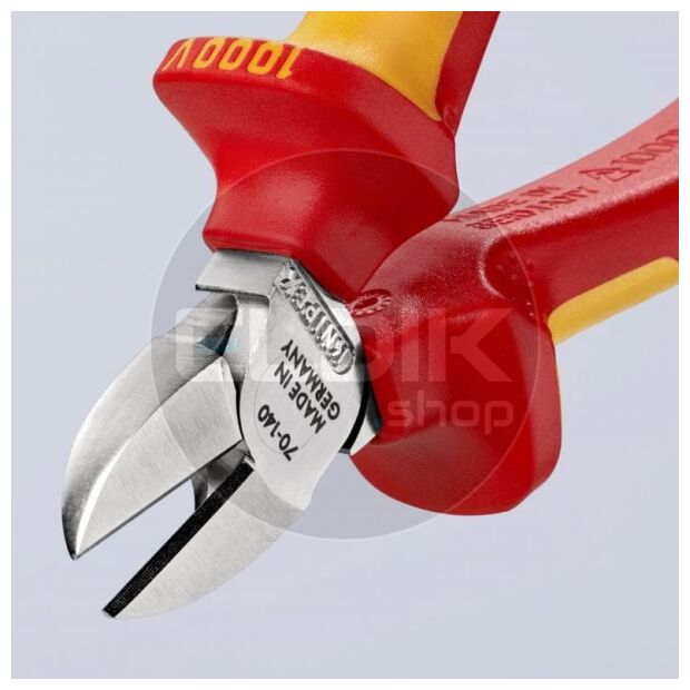 Knipex 70 06 140 Zijsnijtang verchr./comfort 140 mm VDE