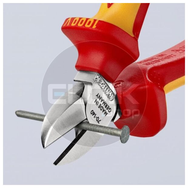 Knipex 70 06 140 Zijsnijtang verchr./comfort 140 mm VDE