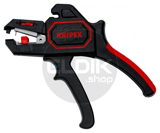 Knipex 12 62 180 Automatische striptang 0,2 - 6,0 mm²