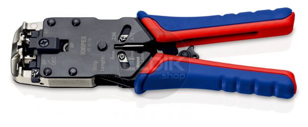 Knipex 97 51 12 UTP krimptang voor RJ10/11/12/45
