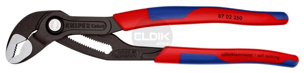 Knipex 87 02 250 Waterpomptang Cobra gepolijst 250 mm