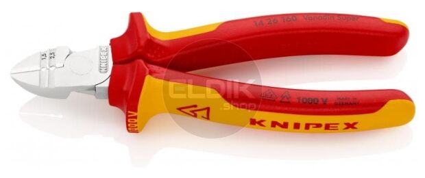 Knipex 14 26 160 Afstrip-zijsnijtang VDE
