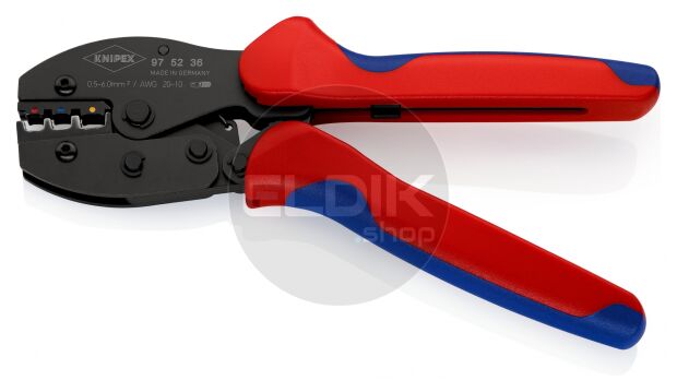 Knipex 97 52 36 Krimptang voor geïsoleerde kabelschoenen