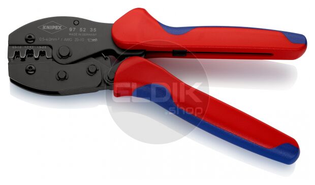 Knipex 97 52 35 Krimptang voor niet geisoleerde open connectors