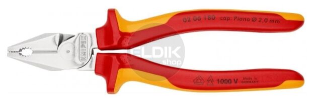 Knipex 02 06 180 Kracht-Kombitang comfort 180 mm VDE