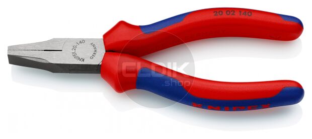 Knipex 20 02 140 Platbuigtang gepol./comfort 140 mm