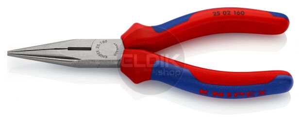 Knipex 25 02 160 Radiotang recht + zijsnijder 160 mm