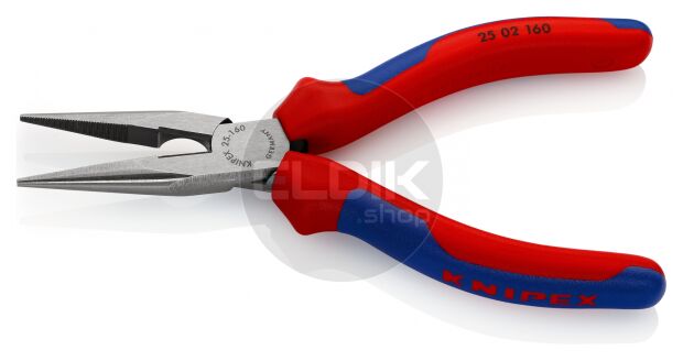 Knipex 25 02 160 Radiotang recht + zijsnijder 160 mm