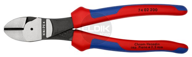 Knipex 74 02 200 Kracht-Zijsnijtang gep./comfort 200 mm