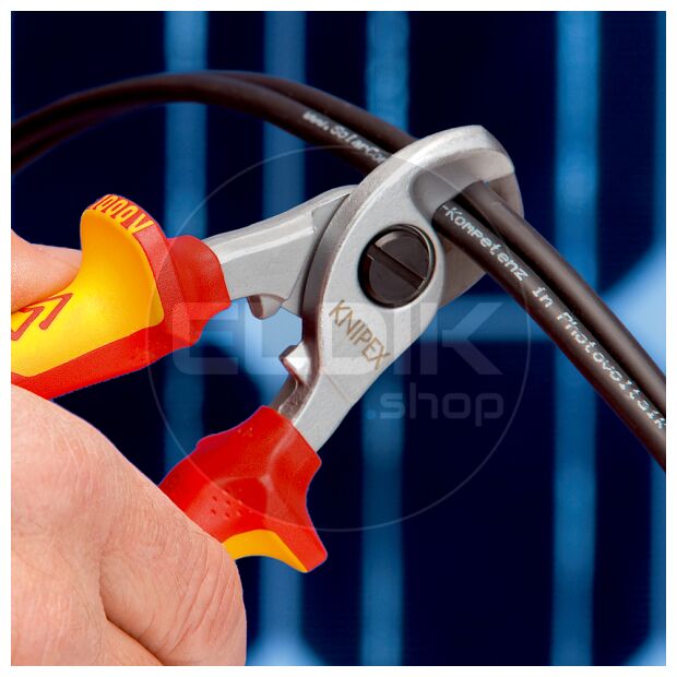 Knipex 95 26 165 Kabelschaar 165 mm met openingsveer VDE