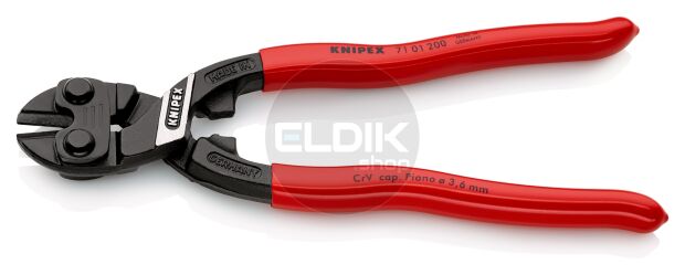Knipex 71 01 200 Boutensnijtang Cobolt