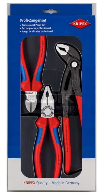 Knipex 00 20 09 V01 Tangenset Bestseller 3-delig