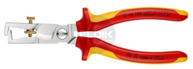 Knipex 13 66 180 Afstriptang / kabelschaar StriX VDE