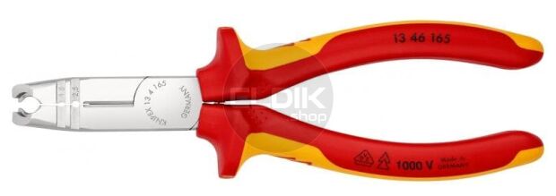 Knipex 13 46 165 Striptang slanke kop VDE 165 mm