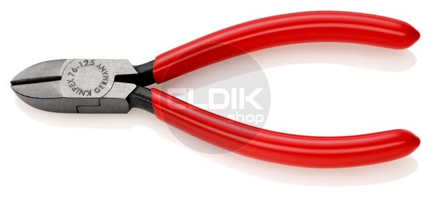 Knipex 76 01 125 Zijsnijtang met facet 125 mm