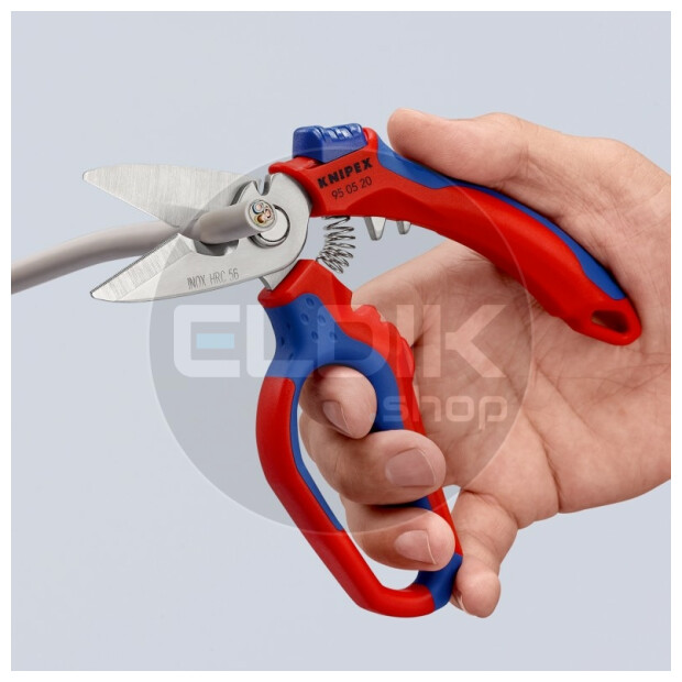 Knipex 95 05 20 SB Elektricienschaar met krimpfunctie