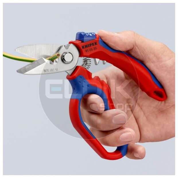 Knipex 95 05 20 SB Elektricienschaar met krimpfunctie