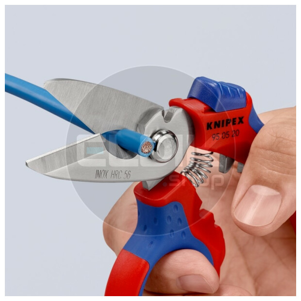 Knipex 95 05 20 SB Elektricienschaar met krimpfunctie