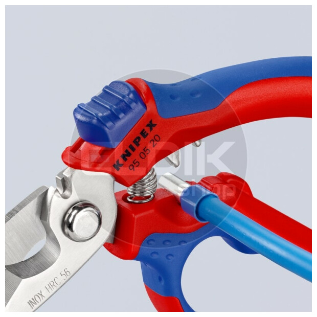 Knipex 95 05 20 SB Elektricienschaar met krimpfunctie
