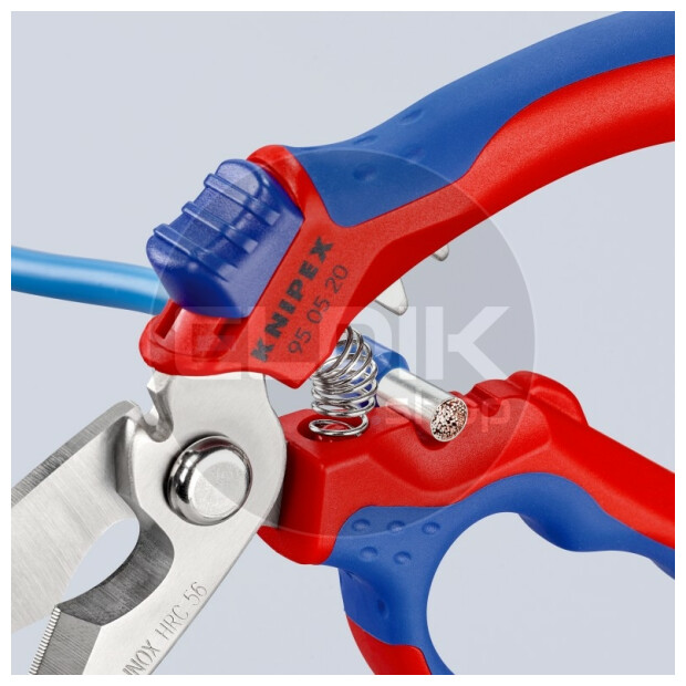 Knipex 95 05 20 SB Elektricienschaar met krimpfunctie