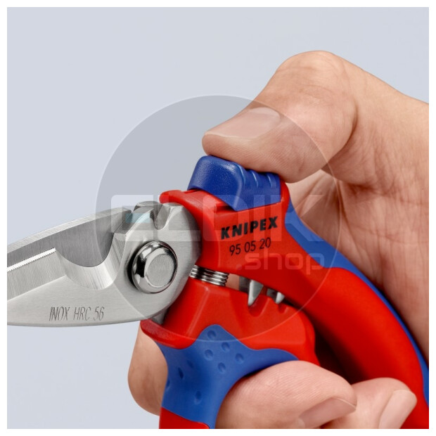 Knipex 95 05 20 SB Elektricienschaar met krimpfunctie