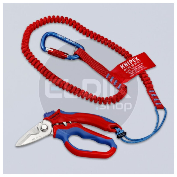 Knipex 95 05 20 SB Elektricienschaar met krimpfunctie