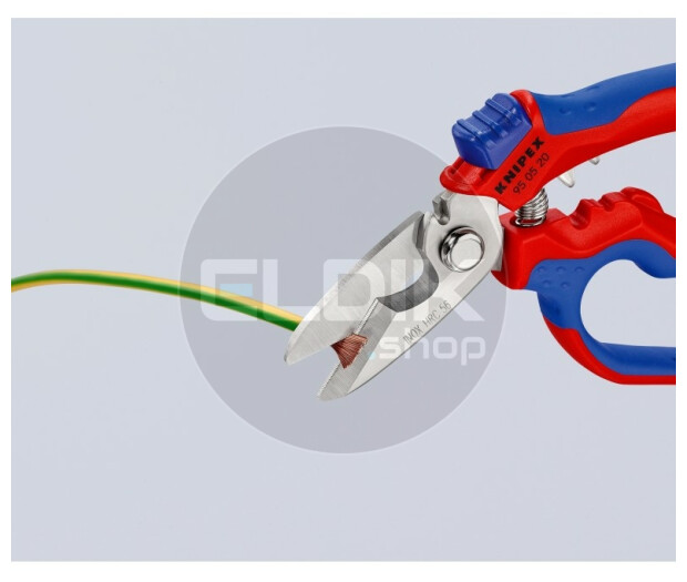 Knipex 95 05 20 SB Elektricienschaar met krimpfunctie