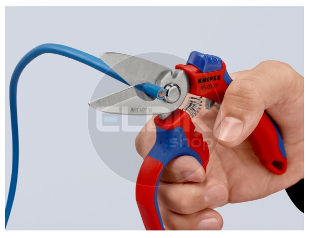 Knipex 95 05 20 SB Elektricienschaar met krimpfunctie