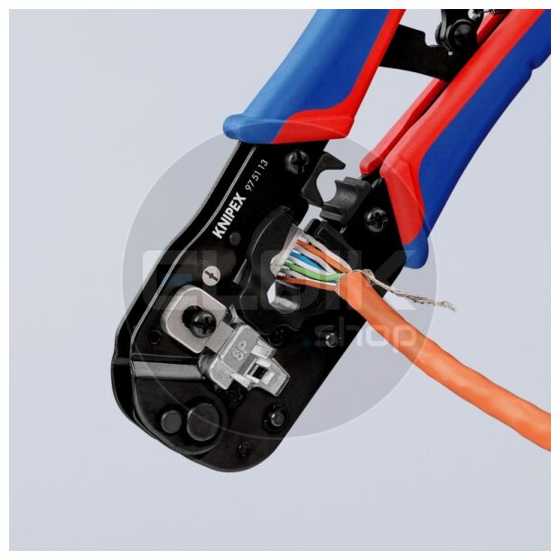 Knipex 97 51 13 UTP krimptang voor RJ45