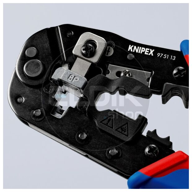 Knipex 97 51 13 UTP krimptang voor RJ45