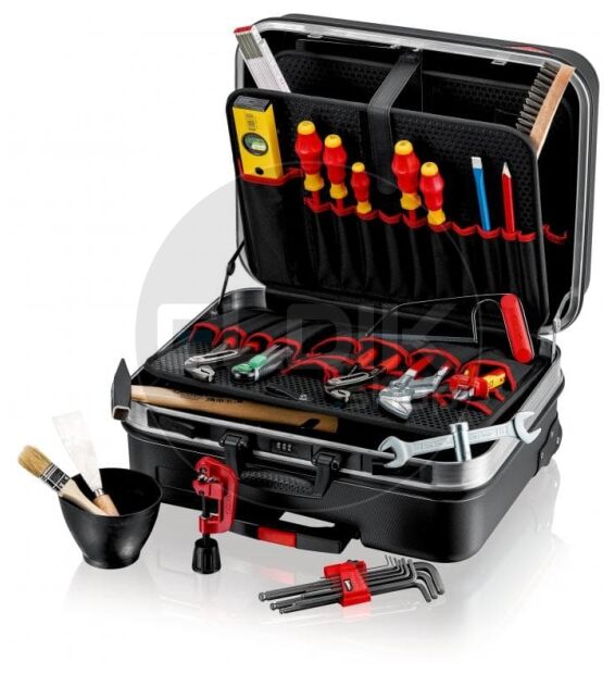 Knipex BIG Basic Move 31 Delige Gevulde Gereedschapskoffer - Sanitair - 00 21 06 HK S