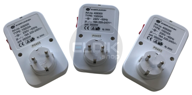 Schakeklok set a 3 stuks