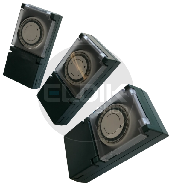Analoge schakelklok outdoor (3 stuks)