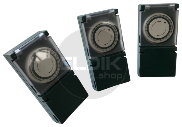 Analoge schakelklok outdoor (3 stuks)