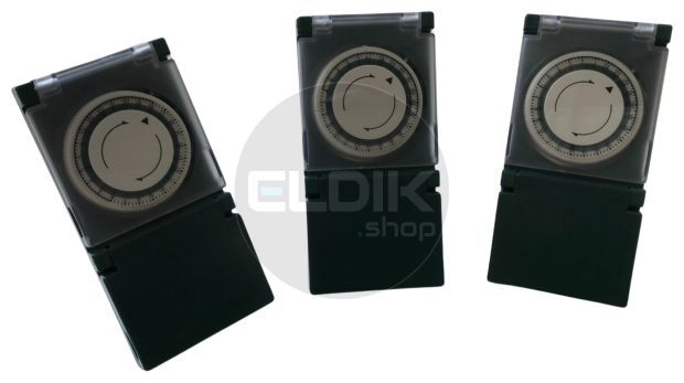 Analoge schakelklok outdoor (3 stuks)
