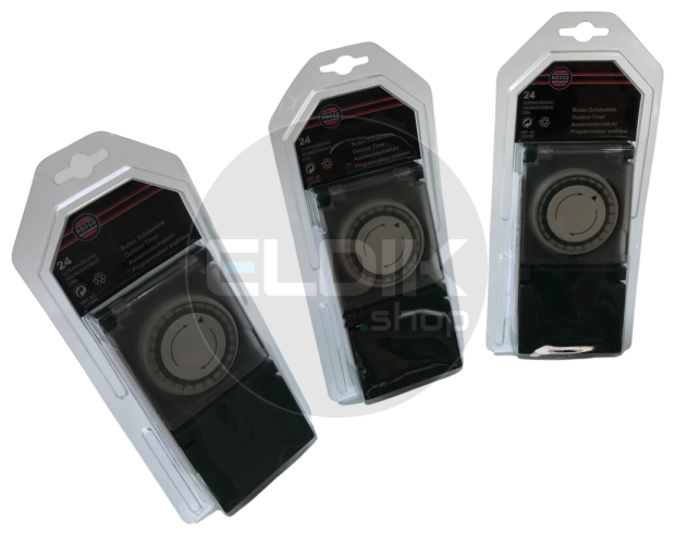 Analoge schakelklok outdoor (3 stuks)